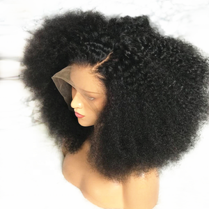 Perruque Lace Front wig naturelle bouclée — ali queen, cheveux humains vierges, d'alignement, grande densité, 400% à 600%, Stock allemand - Product Image 3