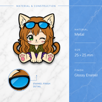 Épingles en métal d'anime, badges de dessin animé, boutons mignons, broches en métal, artisanat en métal, épingles en émail d'anime dur pour chemise, épingles de revers pour souvenir