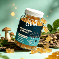 Complément alimentaire aux champignons Lion's Mane en gummies pour adultes, végétalien, saveur naturelle, gummies Lion's Mane pour le cerveau, la mémoire cognitive et l'immunité