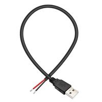 Câble d'alimentation 12V DC, adaptateur jack mâle 5,5*2,1mm 5521, extension USB, conducteur en cuivre pur, PVC, électronique, 1 mètre, IP20, Shengmengxin