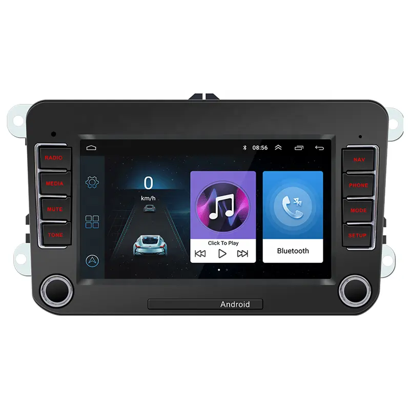 Autoradios GPS 2 Din Android 10 Radio de coche para VW Passat B6 amarok volkswagen asiento Skoda Octavia 2 superbseat leon golf 5 6