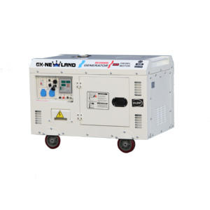 ニューランドシングルフェーズ8.5kw 9kwディーゼル発電機価格ディーゼルエンジンサイレント発電機8.5kw - Product Image 1