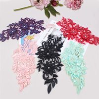 Perles colorées, paillettes, diamants, appliques, bricolage, costume de scène, robe de soirée, accessoires de mode