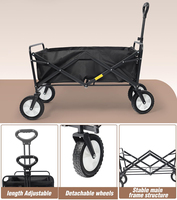 Chariot de jardin E-RIKE, chariot de plage, roues pour le sable, chariot pliable, chariot utilitaire, chariot pliable pour le camping