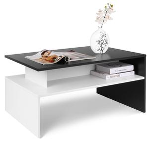 Coffee Table <strong>Side</strong> Table Living Room Home Furniture 2 Shelves Modern Storage Display <strong>Unit</strong> - Product Image 1