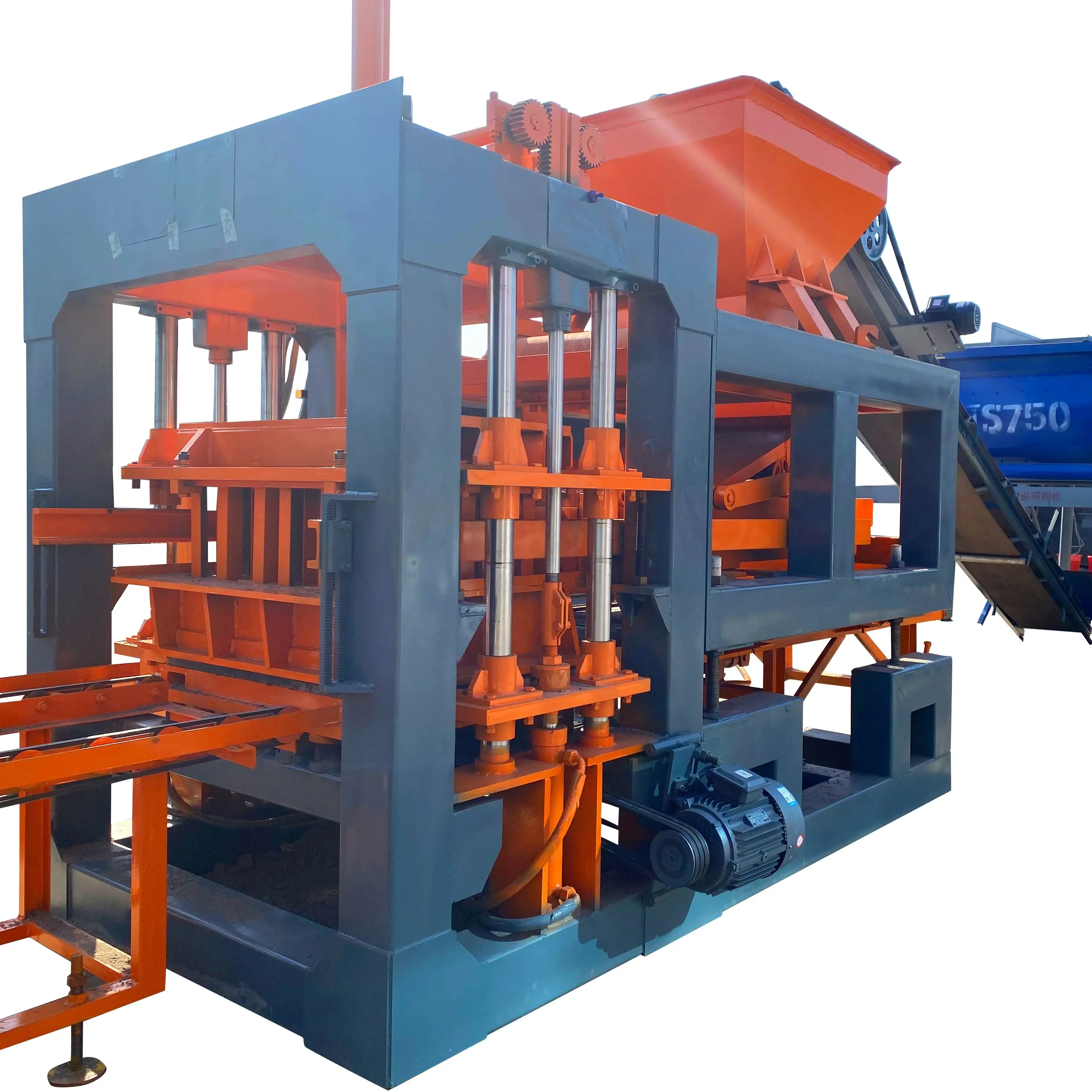 QT6-15 Automatische Betonblok Maken Machine Fob Qingdao Cement Blok Machine Bestrating Blok Machine Te Koop