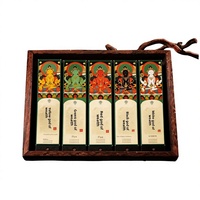 Incienso de Cinco Caminos del Dios de la Riqueza - Potenciador de la Fortuna - Convierte la Mala Suerte en Buena - Agarwood y Sándalo - Proceso Tradicional - Especias Naturales