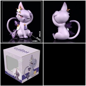 10CM Ke Qing Diluc Wanderer Kuki <span class=keywords><strong>Shinobu</strong></span> Cos Cat juego personaje figura recoger Anime figuras regalo juego caliente - Product Image 5