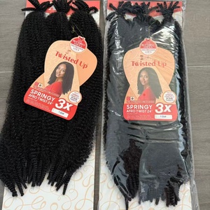 Parrucche per acconciature africane: Fornitore di capelli ricci afro kinky pre-separati 3X, 150g, effetto naturale per twist, locs, trecce ed extension - Product Image 5