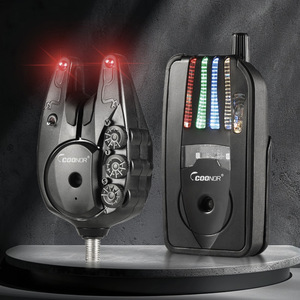 Set di avvisatori acustici wireless JY-82 per la <span class=keywords><strong>pesca</strong></span> alla carpa con ricevitore, indicatore di abboccata a LED impermeabile per la <span class=keywords><strong>pesca</strong></span> notturna - Product Image 6
