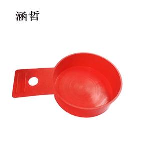 Taza Medidora de Plástico Roja con Asa para Uso en la Cocina, Capacidad de 100 ml - Product Image 1
