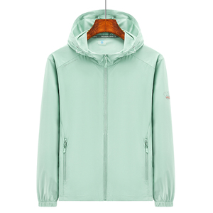 Outdoor <b>Waterproof</b> Windproof Thin Canvas UV Resistant Breathable Zipper Long Sleeve Men's Summer <b>Jacket</b> - Product Image 4