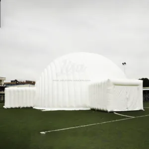 Lisa fábrica original grande branco exterior inflável domo tenda igloo eventos barraca de ar