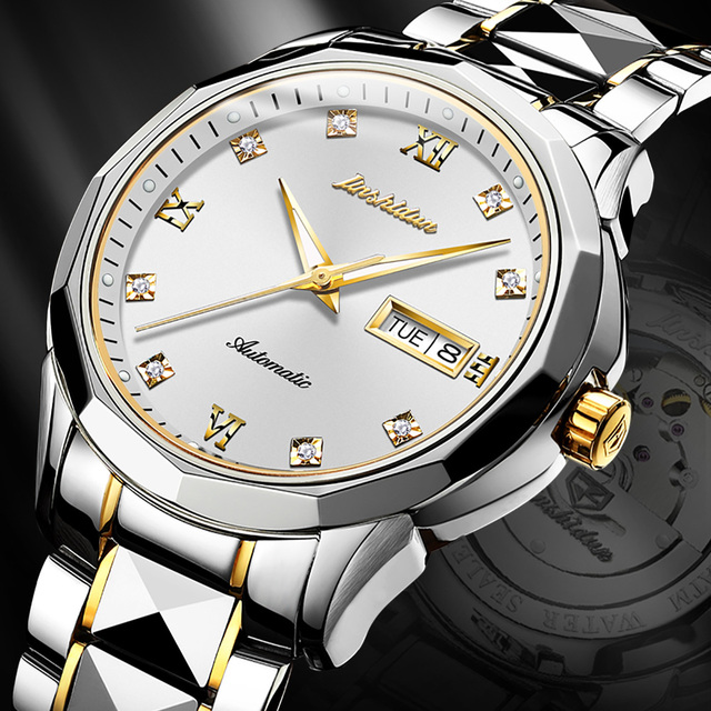 8823 Oem Custom Chinese Original Movement Watch Manufacturer Classic Calendar Waterproof Automatic Mechanical Watch for Man