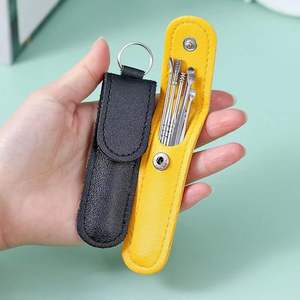 सौंदर्य और व्यक्तिगत देखभाल के लिए पैक प्रीमियम कान सफाई किट के साथ उच्च गुणवत्ता वाले इयरवैक्स हटाने चम्मच बुनियादी कान देखभाल सेट - Product Image 6