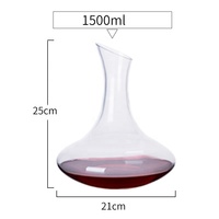 Carafe à vin en forme de serpent Carafe ronde en verre cristal Accessoires de mariage personnalisés mode luxe Carafe en verre cristal