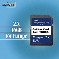 SMIOST CID sistem navigasi mobil Navigator Sat Nav kartu peta SD GPS untuk Hyundai 2.X Tucson Santa Fe i20