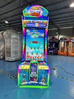 Machine de jeu vidéo d'arcade de réservoir de poissons fou à pièces armoire en métal langue anglaise Type de boxe échange de billets divertissement