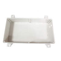 Boîtier de batterie blanc en ABS IP65, surface anodisée polie, boîtier électrique résistant aux intempéries, couvercle en plastique extérieur, support de montage