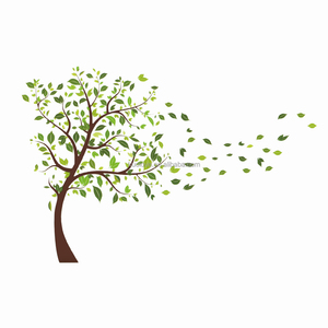 <span class=keywords><strong>Grand</strong></span> <span class=keywords><strong>arbre</strong></span> plante verte Stickers muraux salon chambre décoration papier peint auto-adhésif peinture PVC Stickers muraux - Product Image 6