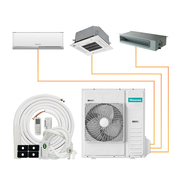 Supplier Commercial 2 3 4 5 Zone Air Conditioners Reliable Performance Heat Pump OEM Multi Zone Air Conditioner