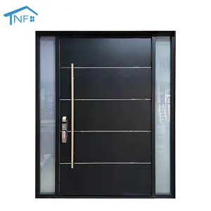 NF Aluminium Eingang Drehtüren Sicherheit Haustüren für Haus