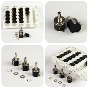 Potentiomètre rotatif à fil multi-tours de précision 10k Ohm, 534 2w 10 tours 5% linéaire 0,25% de précision, remplacement d'usine Vishay - Product Image 4
