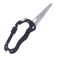 Ensemble de couteaux de poche multifonctionnels en acier inoxydable pour le camping en plein air, équipement de survie EDC