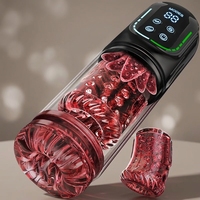 Máquina de Masturbación Masculina con 7 Modos de Empuje y Rotación, Resistente al Agua, Manos Libres, Dispositivos de Masturbación para Hombres