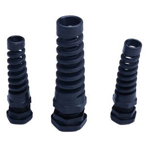 Kabel Gland Spiral Tipped Pg7 Pg13.5 Harga Pabrik Profesional IP68 EPDM Nylon Kabel Gland Plastik Hitam Strain Relief CE IP68 - Product Image 2
