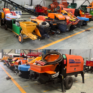 مضخة الجص الصغيرة بالديزل متعددة الوظائف ، مضخة الأسمنت والرمل - Product Image 4