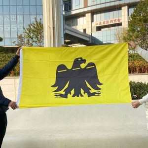 3x5ft 90x150cm Good Quality Digital Printing 100D Polyester Outdoor Use Custom logo Yellow <b>Flags</b>, Banners - Product Image 3