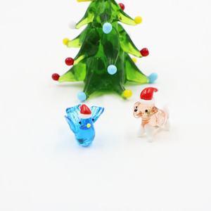 ชุดเครื่องประดับคริสต์มาสแก้วทำมือลายมูราโน่ขนาดเล็กหลากหลายแบบ สำหรับตกแต่งวันหยุดคริสต์มาส - Product Image 5