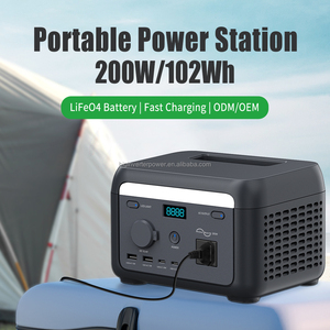 Station d'alimentation portable BIGINVERTER 200W 102Wh, prise US, générateur solaire léger, facile à transporter pour les voyages, la randonnée et le camping - Product Image 2
