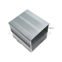 Boîtier personnalisé en alliage d'aluminium 6063 pour électronique, protection IP54, 160x56mm, dissipation thermique EMI, installation de carte de circuit imprimé