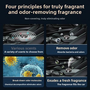 Aromatizador Inteligente para Auto, de <span class=keywords><strong>Aluminio</strong></span>, con Pulverización Automática, Regulación de Tres Niveles, Atomización Gulong, Perfume en <span class=keywords><strong>Aerosol</strong></span> - Product Image 3