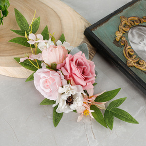 Forest Style Artificial Cake Decorative Flowers Simulation Floral <b>Ornaments</b> For Wedding Cake Dining Table Party Decoration - Product Image 4