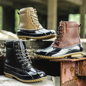 <span class=keywords><strong>Scarpe</strong></span> <span class=keywords><strong>da</strong></span> <span class=keywords><strong>trekking</strong></span> impermeabili antipioggia <span class=keywords><strong>da</strong></span> donna <span class=keywords><strong>con</strong></span> suola in gomma stivali <span class=keywords><strong>da</strong></span> neve <span class=keywords><strong>da</strong></span> caccia anatra <span class=keywords><strong>con</strong></span> tacchi piatti - Product Image 2