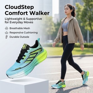 Sneakers Unisex Leggere con Suola in EVA, Scarpe da Corsa Casual di Alta Qualità, Tomaia in Rete Traspirante con Lacci, per Estate e Autunno - Product Image 1
