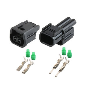 2-Pin LED-Scheinwerfer Tagfahrlicht Nebelscheinwerfer Stecker Kabelbaum für Honda 6189-7408 - Product Image 6