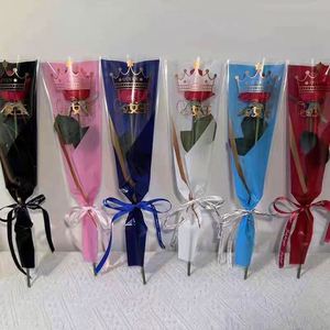 โรงงานผลิตถุงพลาสติก OPP แบบดอกไม้เดี่ยวสไตล์ควีน  เสนอราคาขายส่งลดพิเศษ - Product Image 3