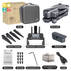 CZ F11S Pro RC Drone 4K HD Máy Ảnh Gimbal dron Không Chổi Than Ổn Định Tự Động Theo Tự Ổn Định RC Quadcopter Máy Bay Không Người Lái - Product Image 6