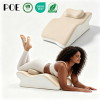 Oreiller Spark 27 degrés pour couples, oreiller multifonctionnel en mousse pour couples, soutien ergonomique pour la position assise et allongée, pour les rapports sexuels