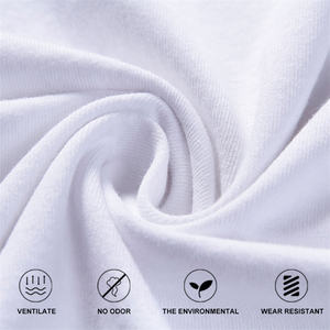 Maglietta in cotone con spalle scoperte e spalle bianche di alta qualità a tinta unita con taglio personalizzato - Product Image 6