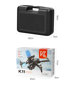 Drone K11 Max con Bombe d'Acqua, <span class=keywords><strong>3</strong></span> Telecamere 4K, Motore Brushless, Evitamento Ostacoli, Aereo RC con Palline in Gel, Giocattolo per Adulti - Product Image 1