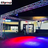 Sistema de soporte certificado TUV Spigot Truss Aluminio Concierto Escenario Truss para eventos al aire libre