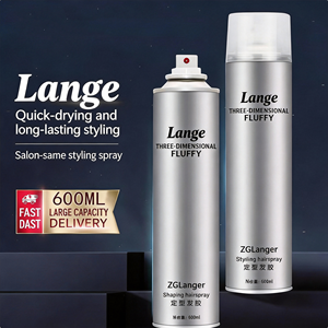 Высококачественный органический аэрозольный сухой спрей для укладки волос с сильной фиксацией, экстрасильный гель для женщин, парикмахерский спрей для волос - Product Image 2