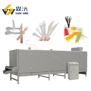 Ligne de production de paille à boire de riz comestible Machine de fabrication de couverts de tapioca de vaisselle écologique biodégradable industrielle - Product Image 3