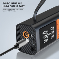 Kompresor Udara Ban Nirkabel Multi-Fungsi DC12V Catu Daya Eksternal Pengisian Cepat Layar LED Power Bank untuk Darurat di Jalan