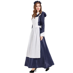 Costume de demoiselle d'honneur de château de grande taille pour femmes rondes, robe de demoiselle de cosplay de fête bon marché - Product Image 2